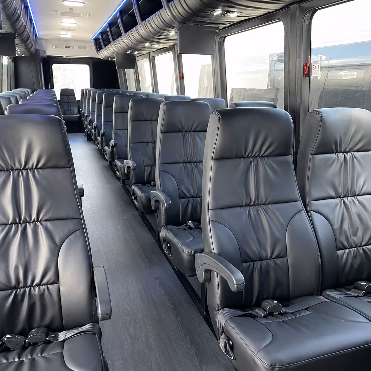 Dearborn Airport Shuttle & Transportation party bus exterior