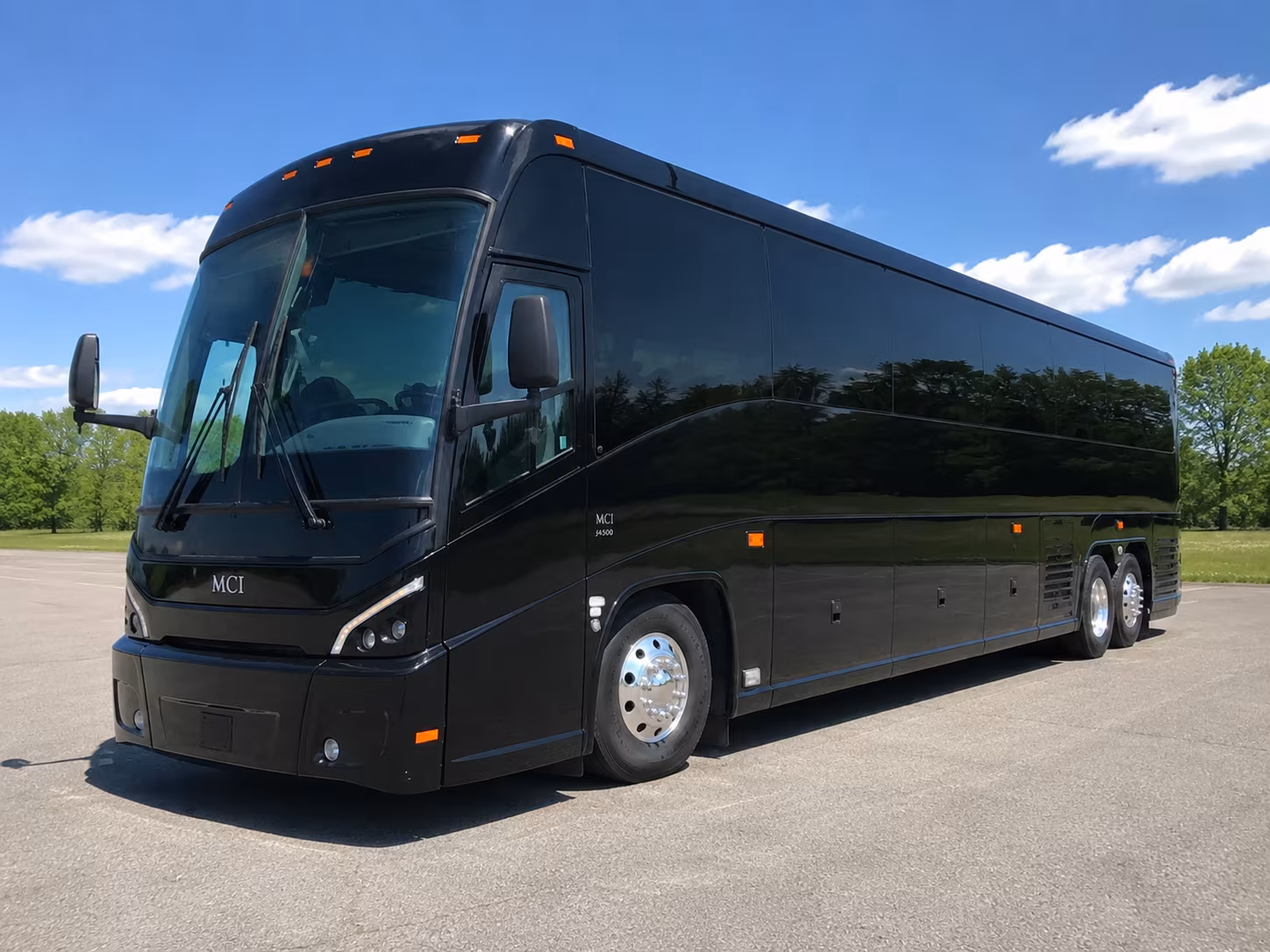 Dearborn Airport Shuttle & Transportation party bus exterior