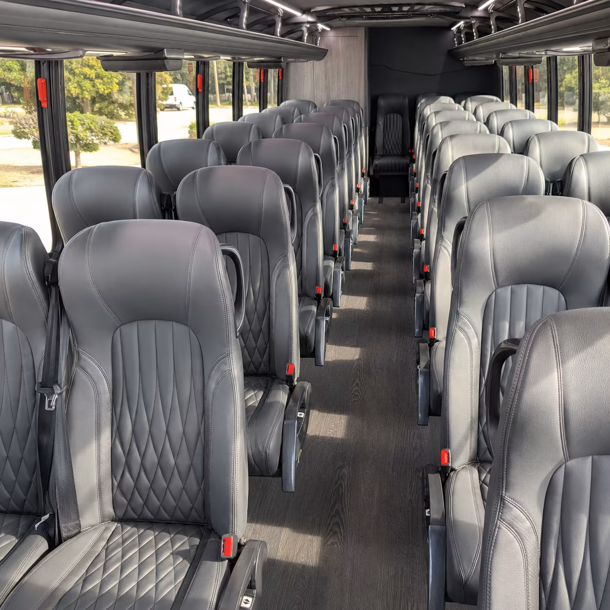 Dearborn Airport Shuttle & Transportation party bus exterior