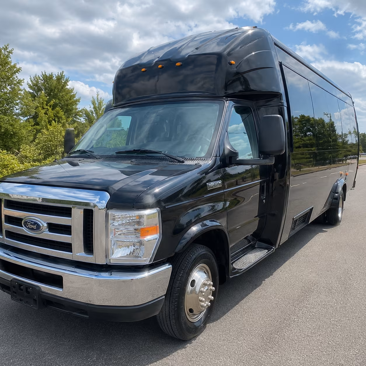 Dearborn Birthday, Sweet 16, & Quinceañera Transportation party bus exterior