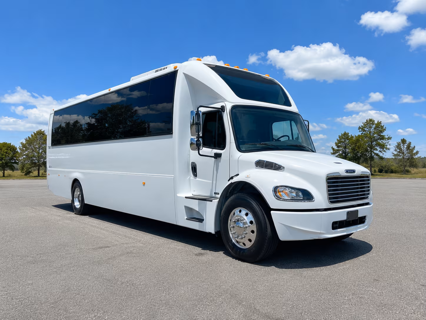 Dearborn Birthday, Sweet 16, & Quinceañera Transportation party bus exterior