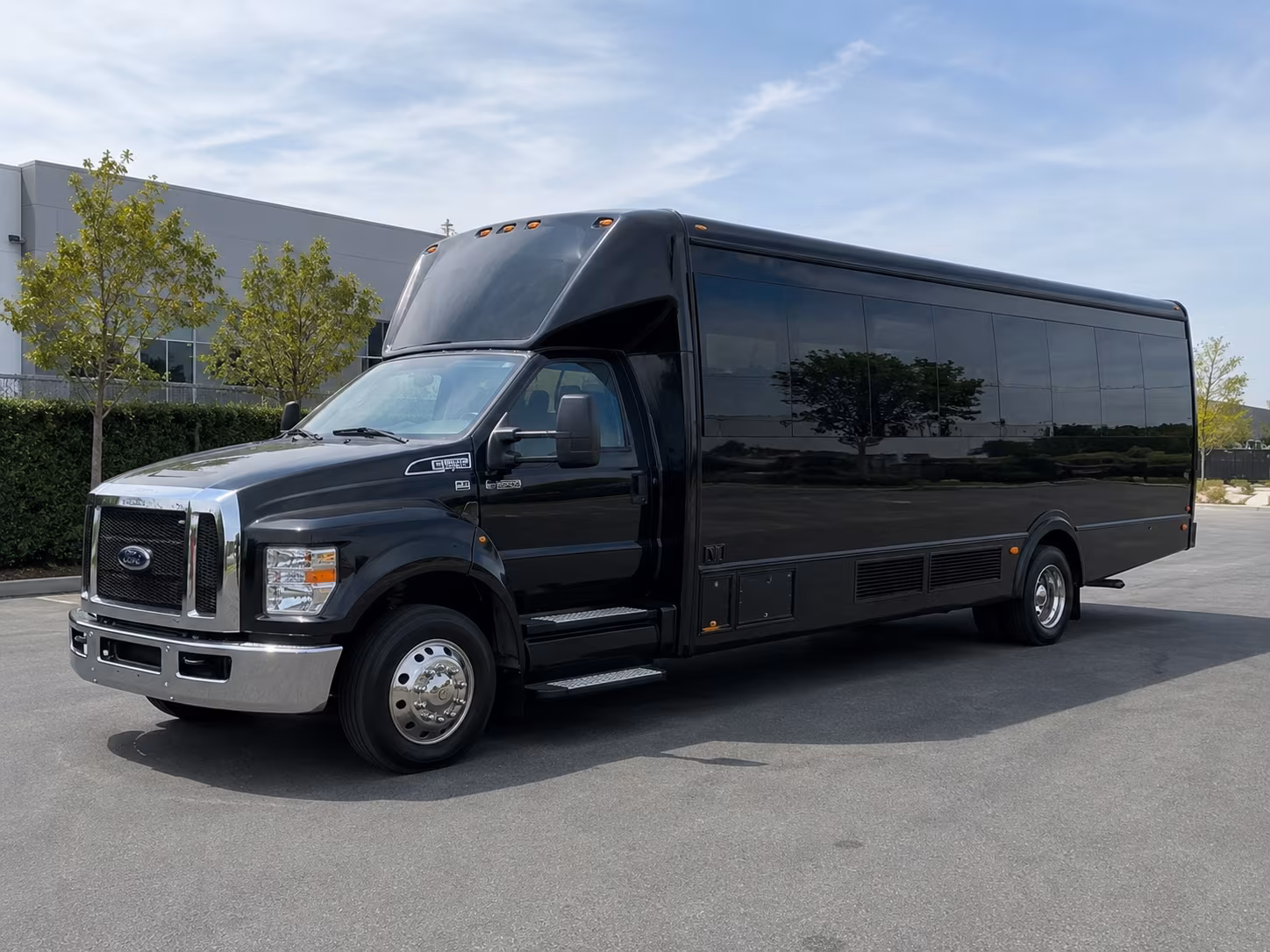 Dearborn Birthday, Sweet 16, & Quinceañera Transportation party bus exterior