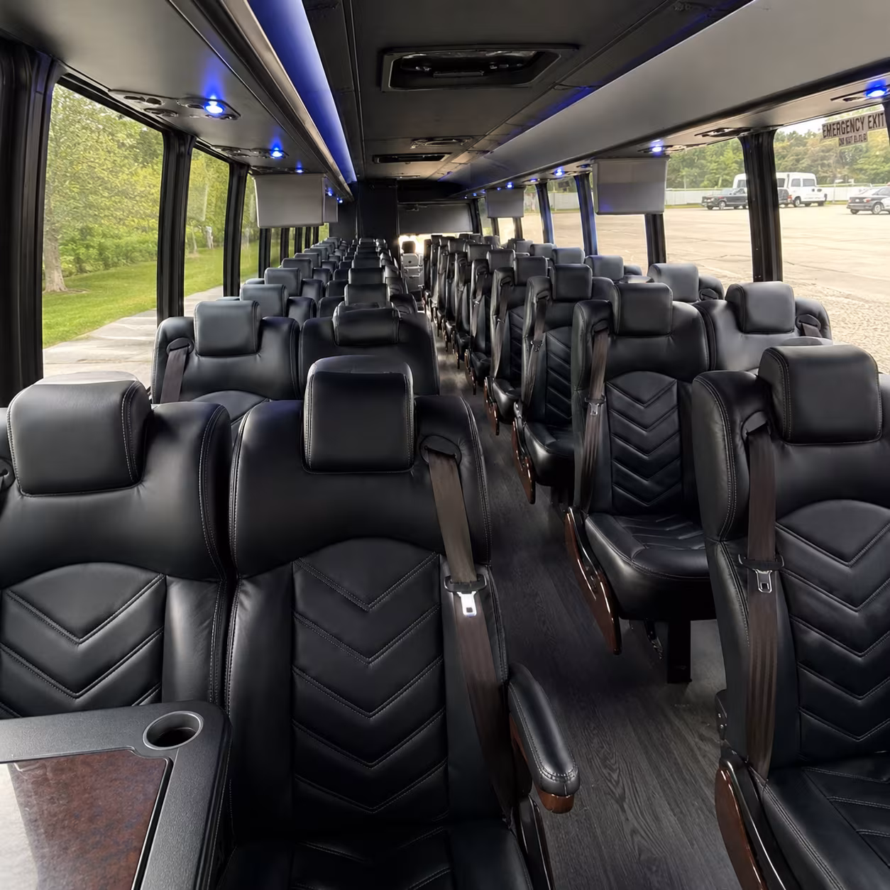 Dearborn Corporate Transportation party bus exterior