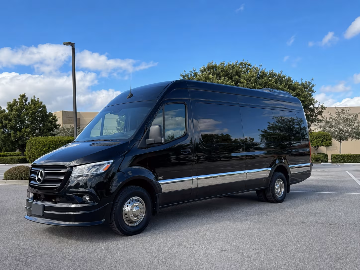 Dearborn Corporate Transportation party bus exterior