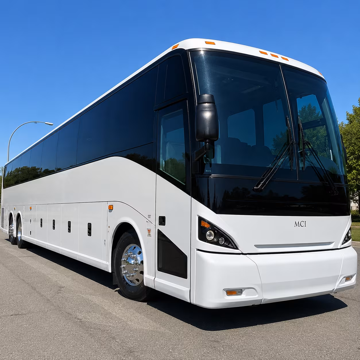 Dearborn Corporate Transportation party bus exterior