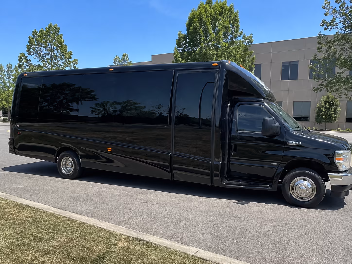 Dearborn Private Event Transportation party bus exterior