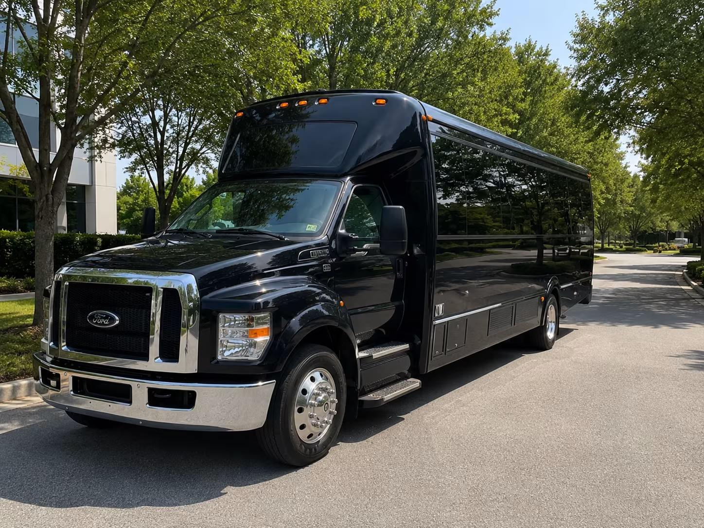 Dearborn Prom & Homecoming Transportation party bus exterior