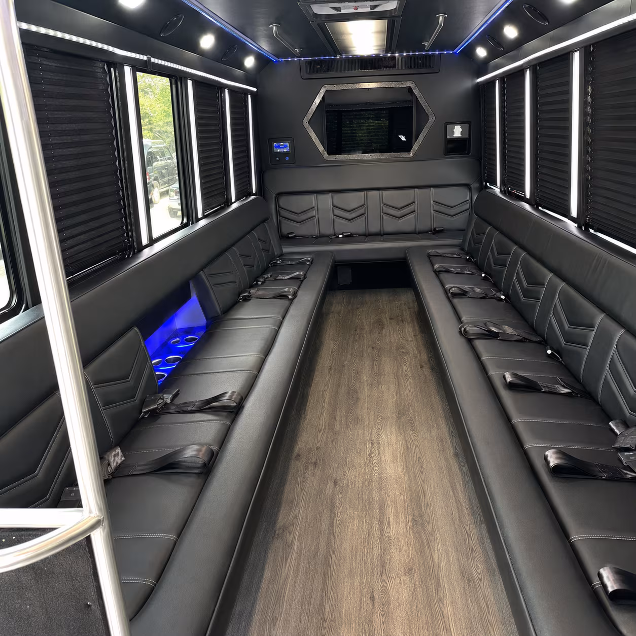 Dearborn Prom & Homecoming Transportation party bus exterior