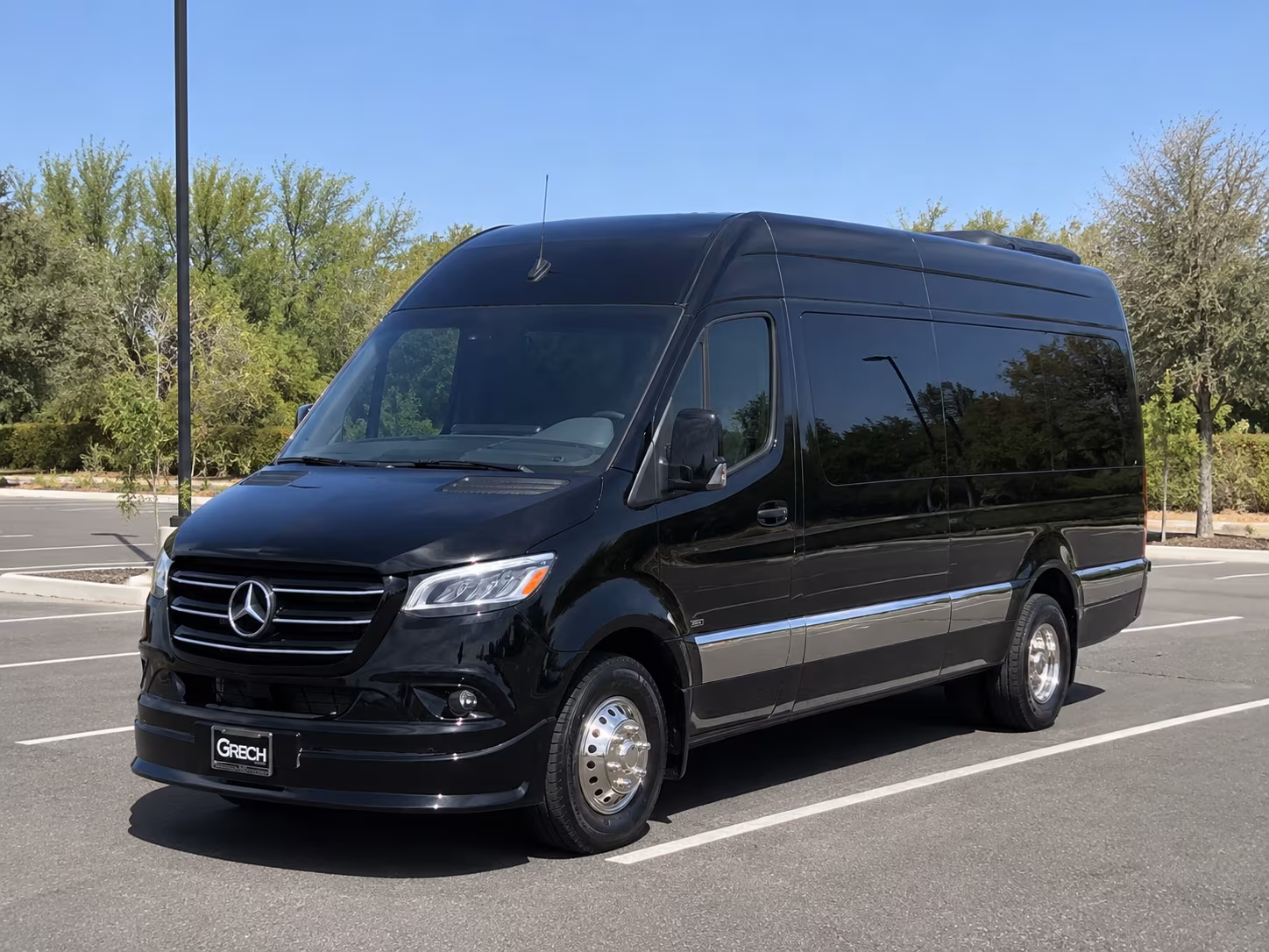 Dearborn School Event Transportation party bus exterior