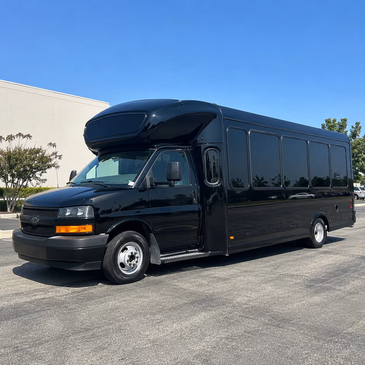 Dearborn Sporting Event Transportation party bus exterior
