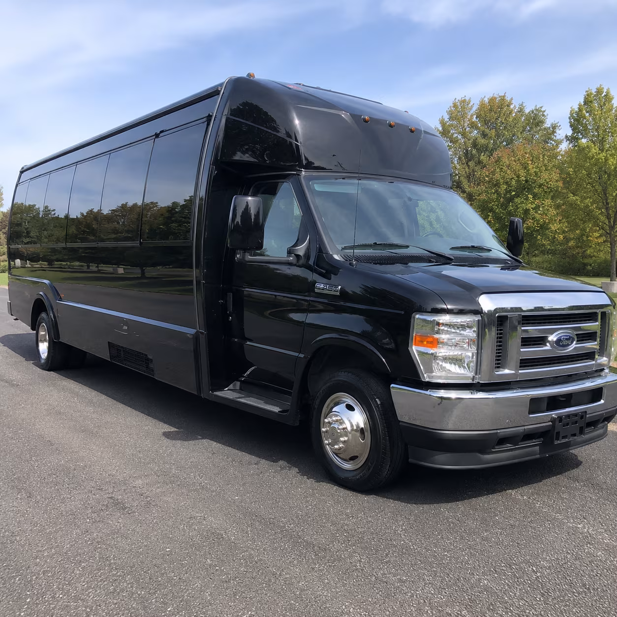 Dearborn Wedding Transportation party bus exterior