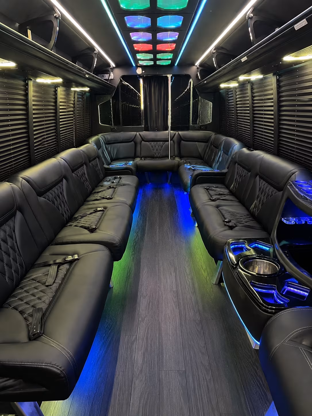 Dearborn Wedding Transportation party bus exterior