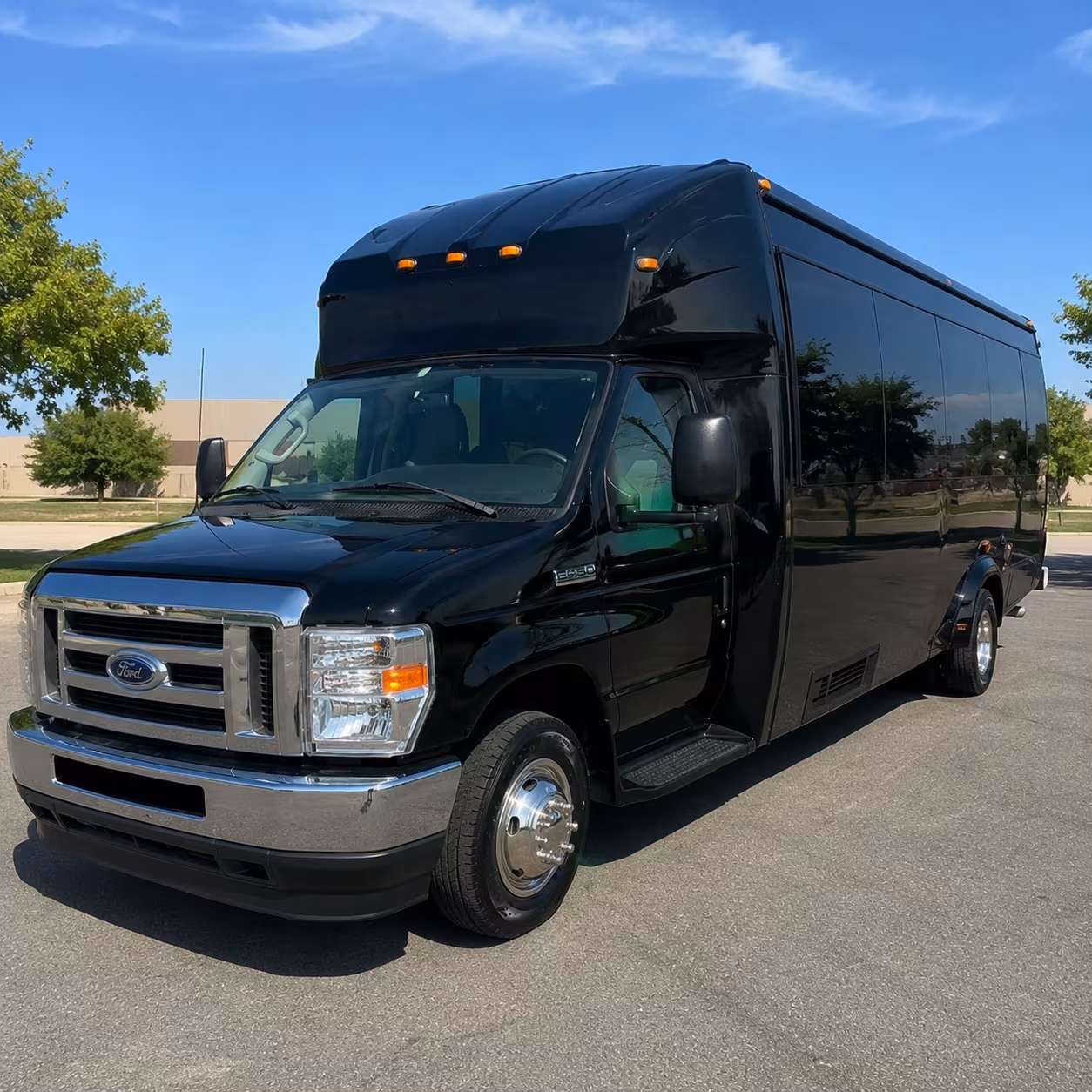 Dearborn Wedding Transportation party bus exterior