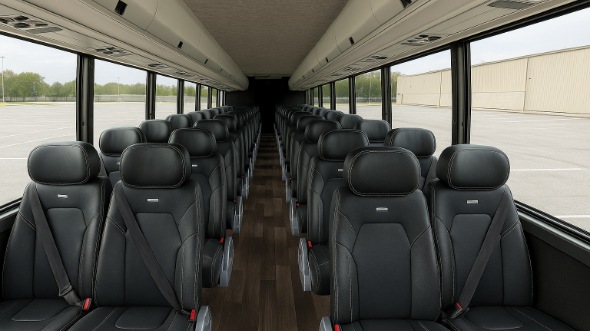 Interior of Charter Bus Company Dearborn's 25 Passenger Minibus in Dearborn