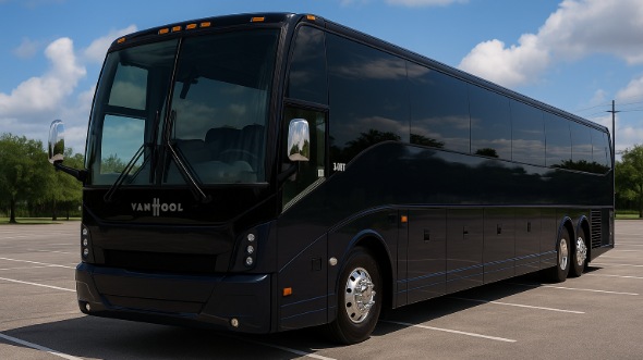 Exterior of Charter Bus Company Dearborn's 40 Passenger Charter Bus in Dearborn