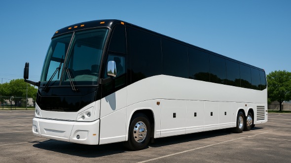 Exterior of Charter Bus Company Westland's 40 Passenger Party Bus in Westland