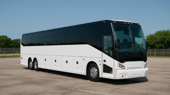 Exterior of Charter Bus Company Dearborn's 46 Passenger Charter Bus in Dearborn