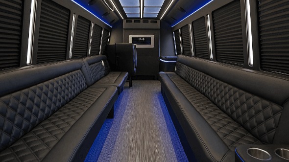 dearborn 50 passenger party bus interior